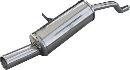 Renault InoxCar uitlaat passend voor Renault Clio III 1.2T (100pk) 2009- Ø40mm 80mm IXRECL2780