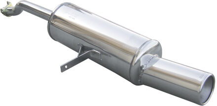 Renault InoxCar uitlaat passend voor Renault Clio III 1.5 DCi (68-86pk) 2005- Ø45mm 102mm IXRECL20102