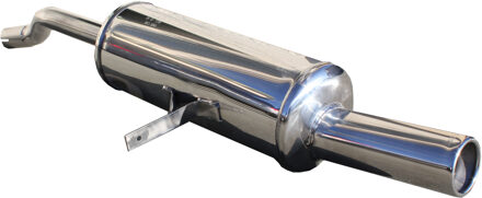 Renault InoxCar uitlaat passend voor Renault Clio III 1.5 DCi (68-86pk) 2005- Ø45mm 80mm IXRECL2080