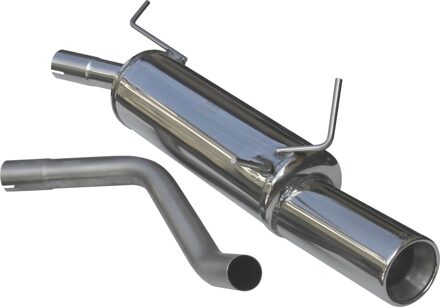 Renault InoxCar uitlaat passend voor Renault Megane Coupe 2.0 16v (147pk) 1996- 102mm IXREME04102