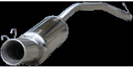 Renault InoxCar uitlaat passend voor Renault Twingo 1.2 (55pk) 102mm IXRETW01102