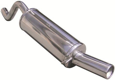 Renault InoxCar uitlaat passend voor Renault Twingo II RS Sport 1.6 16v (133pk) 2008- 80mm IXRETW0380