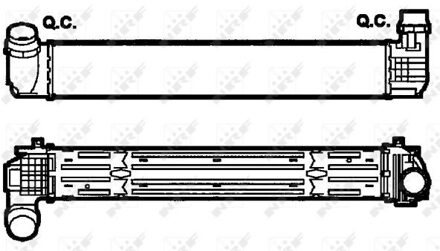 Renault Intercooler, inlaatluchtkoeler 30287