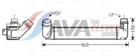 Renault Intercooler, inlaatluchtkoeler RT4564
