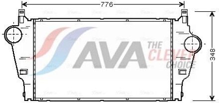 Renault Intercooler, inlaatluchtkoeler RTA4295