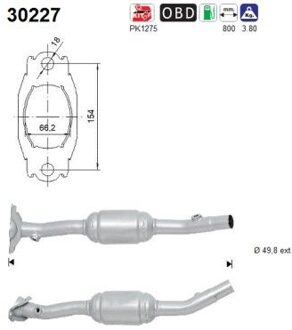 Renault Katalysator 30227