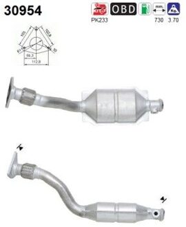 Renault Katalysator 30954