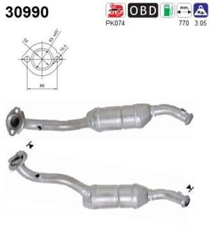 Renault Katalysator 30990