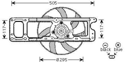 Renault Koelventilatorwiel DIEDERICHS Climate DCL1184