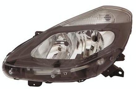 Renault Koplamp Links H7+h7 Zwart