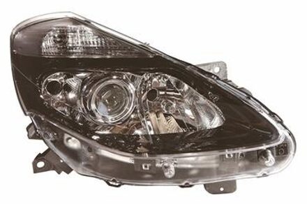 Renault KOPLAMP RECHTS H7+H7+H1 ZWART Meesturend