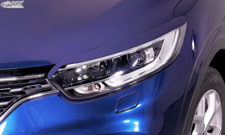 Renault Koplampspoilers passend voor Renault Kadjar 2015-2022 (ABS) RDKRE04