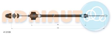 Renault Koppelingkabel 410109