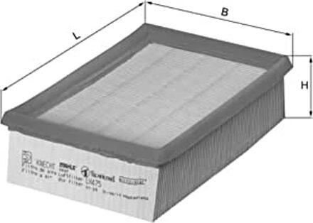 Renault Luchtfilter LX475