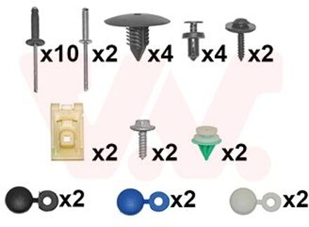 Renault montageset voorbumper 4366794