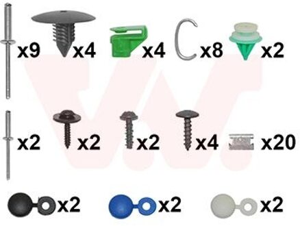 Renault montageset voorbumper 4371794