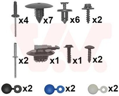 Renault montageset voorbumper 4376794