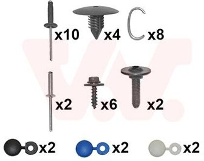 Renault montageset voorbumper 4377794