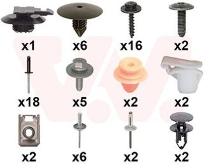 Renault Montageset Voorbumper 4422794