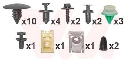 Renault montageset voorspatbord 4327796