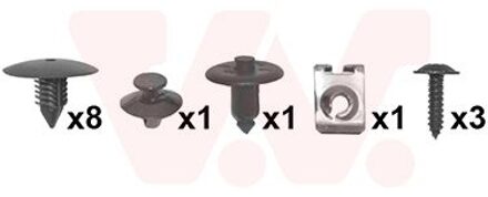 Renault montageset voorspatbord 4339796