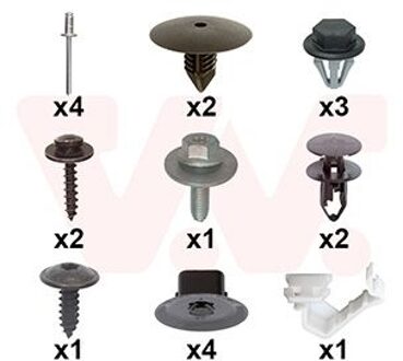 Renault Montageset Voorspatbord 4368796