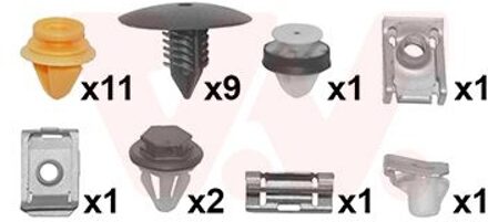 Renault montageset voorspatbord 4386796