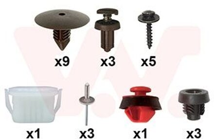 Renault Montageset Voorspatbord 4422796