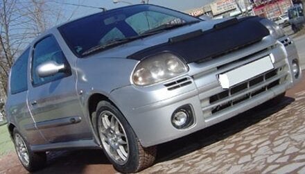 Renault Motorkapsteenslaghoes Renault Clio II 1998-2001 zwart