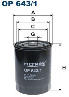 Renault Oliefilter OP6431
