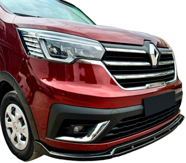 Renault Oneway Voorspoilerlip passend voor Renault Trafic 2022- - Glanzend zwart OWFS01165