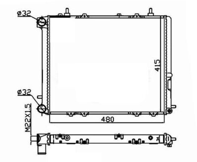 Renault Radiateur 507352A