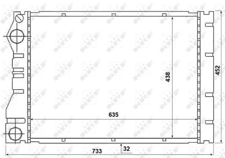 Renault Radiateur 53975