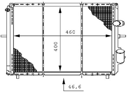 Renault Radiateur CR147000S
