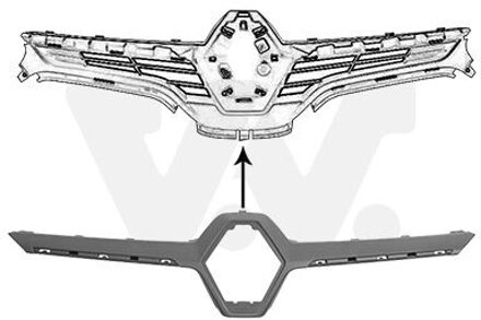 Renault Radiateurgrille 4382518