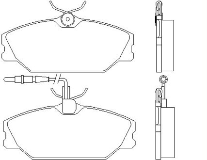 Renault Remblokken set 2138802