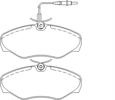 Renault Remblokken set 2309903