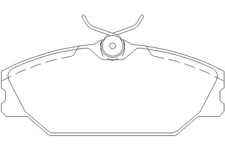 Renault Remblokken set 2317203