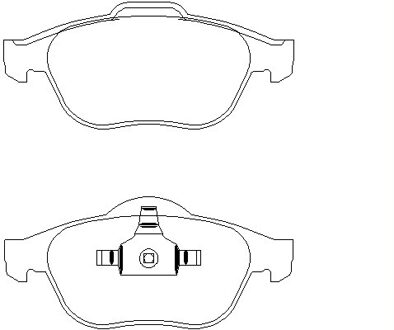 Renault Remblokken set 2324502
