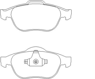 Renault Remblokken set 2324802