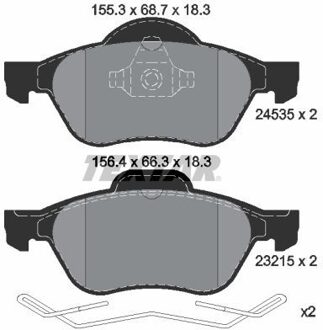 Renault Remblokken set 2453501