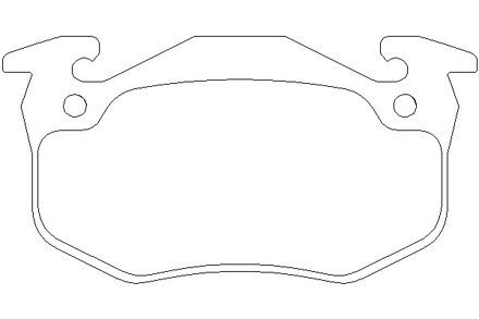 Renault Remblokken set