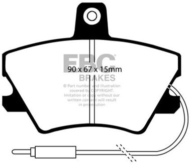 Renault Remblokkenset EBC Ultimax2 DP668 DP668