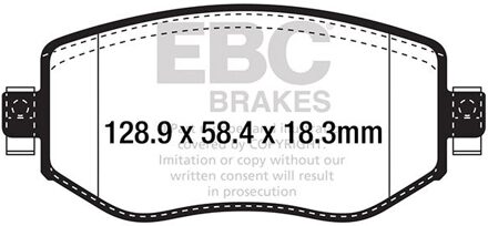 Renault Remblokkenset Greenstuff DP22309