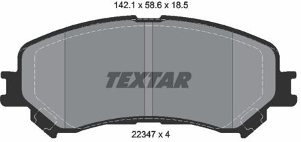 Renault Remblokkenset, schijfrem 2234701