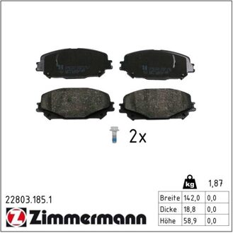 Renault Remblokkenset, schijfrem 228031851