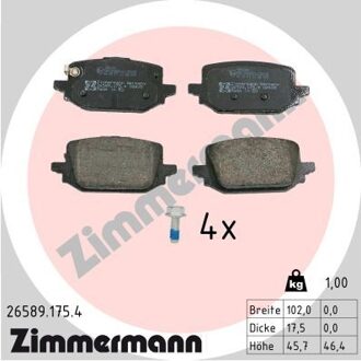 Renault Remblokkenset, schijfrem 265891754