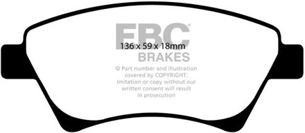 Renault Remblokkenset, schijfrem DP1468