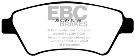 Renault Remblokkenset, schijfrem DP1569