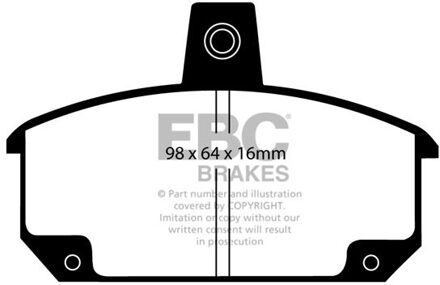 Renault Remblokkenset, schijfrem DP354